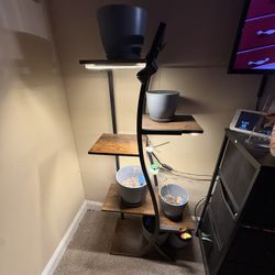 Plant Shelf With Lights