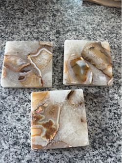 Anthropologie Stone Coasters