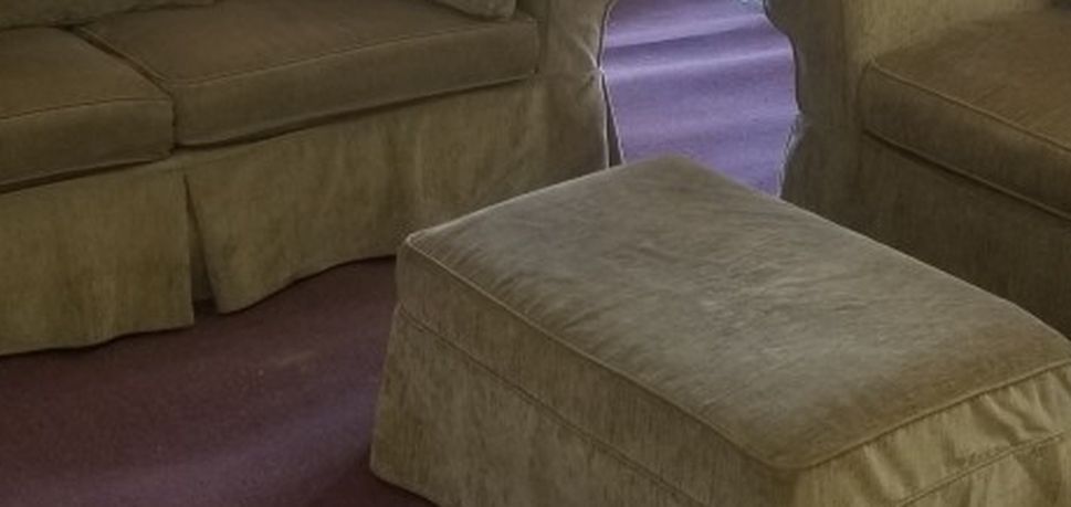 Sofa Chair Ottoman Set - Removable Washable Covers