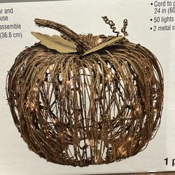 Light up pumpkin