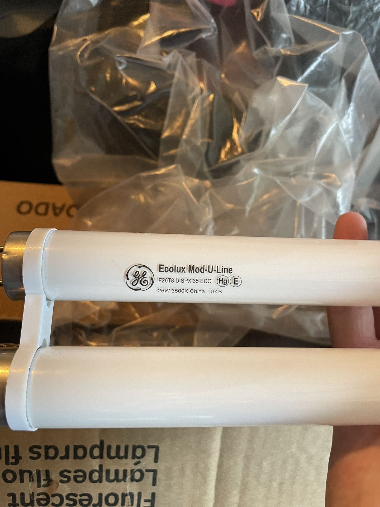 GE Light Bulbs F26T8 U SPX 35 Eco