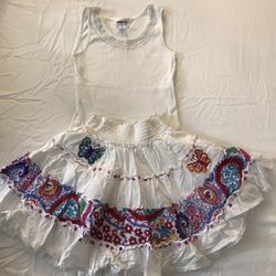 Super Cute Ruffle Butterfly Skirts Girs Sz 6 + Limited Too Sz 10 