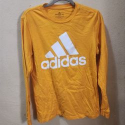 Adidas Brand New Just Been Packed Up Yellow Long Sleeve Shirt Medium Excellent Condition