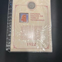 1922-D PEACE SILVER DOLLAR - KING TUT TOMB DISCOVERY SET