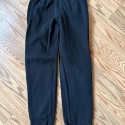 Boys Black Jogger Sweatpants Size Small 6/7