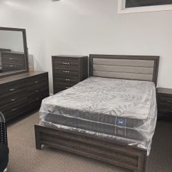 Brand New Complete Bed With Orthopedic Mattress For $399