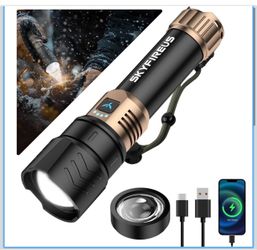LED Flashlights 5000 Super Bright Rechargeable
