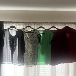 5 Blouses Size L