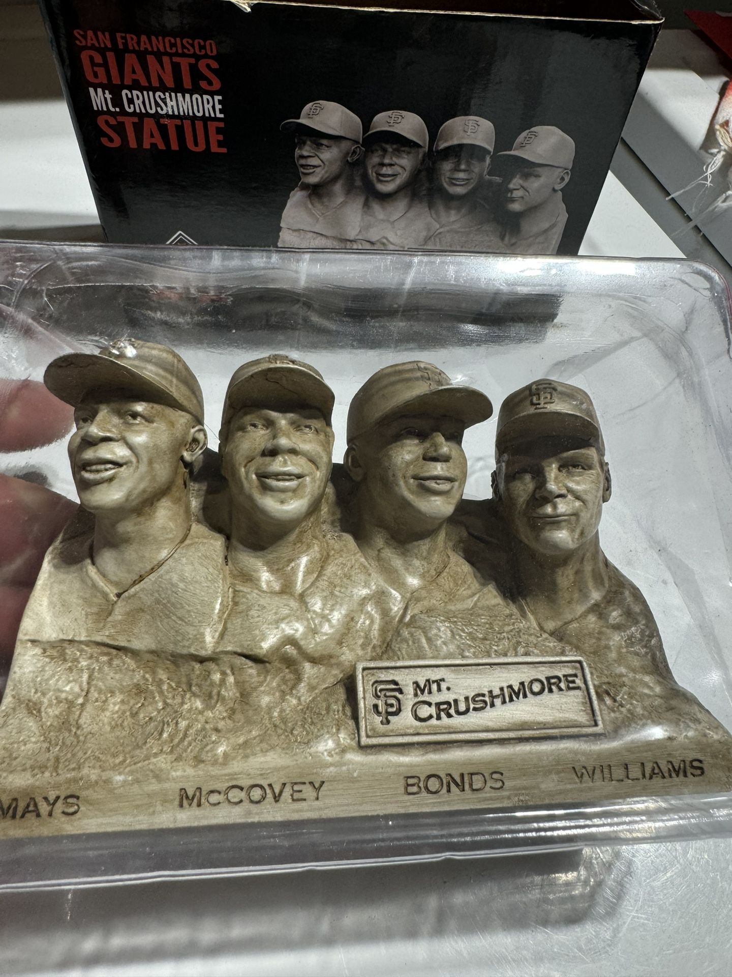 San Francisco Giants 60th Anniversary Baseball Mt Crushmore 2018 Statue Figurine