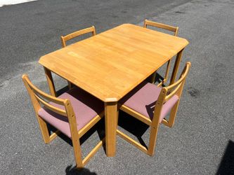Table and chairs