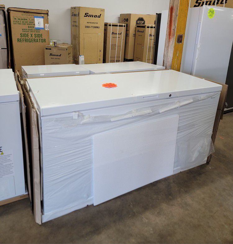 New Smad 17.7 Cubic F.t Chest Freezer White With 1 Year Warranty 