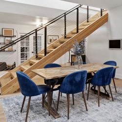 Distressed Wood Table 