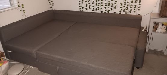 IKEA FRIHETEN sleeper sectional with storage