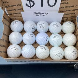 15 Callaway Hex Tour Golf Balls