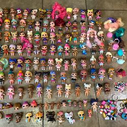 HUGE Lot Of Lol Surprise Mini And Regular Dolls