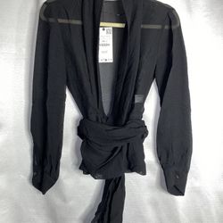 Zara See-Through Shirt $40 