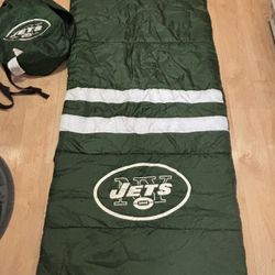 NFL NY Jets Sleeping Bag In Carrying Bag