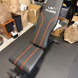 Flybird Adjustable Weight Bench Foldable Incline Decline Workout Bench Home Gym