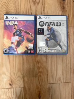 Nba 2k 23 and fifa 23 ps5