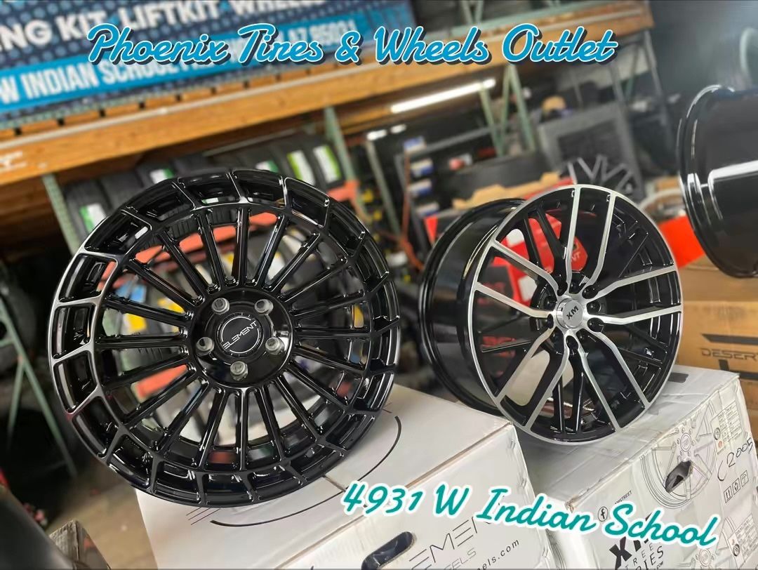 🚗 Phoenix Tires & Wheels – Ofertas de Verano 🔥  ✅ Gran selección de rines y llantas – todas las marcas y stamaños ✅ Precios incluyen impuestos, inst