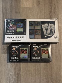 Magic The Gathering Final Fantasy Commander Decks
