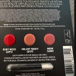 Mac 3pc Lipstick Samples