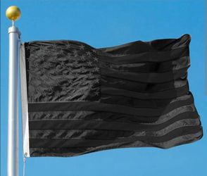 American Black Flag $20 5ftx3ft Firm On Price Embroidered & Stitched