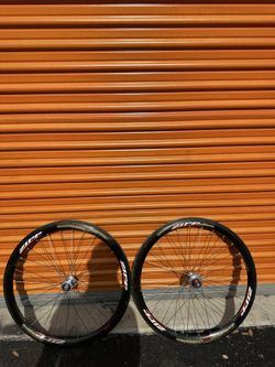 Zipp 303 Firecrest Road Bike Rim Brake Carbon Tubular  Wheelset. 10-speed.