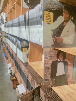 Michael Jackson 1,500 copies Thriller, Bad, Off The Wall
