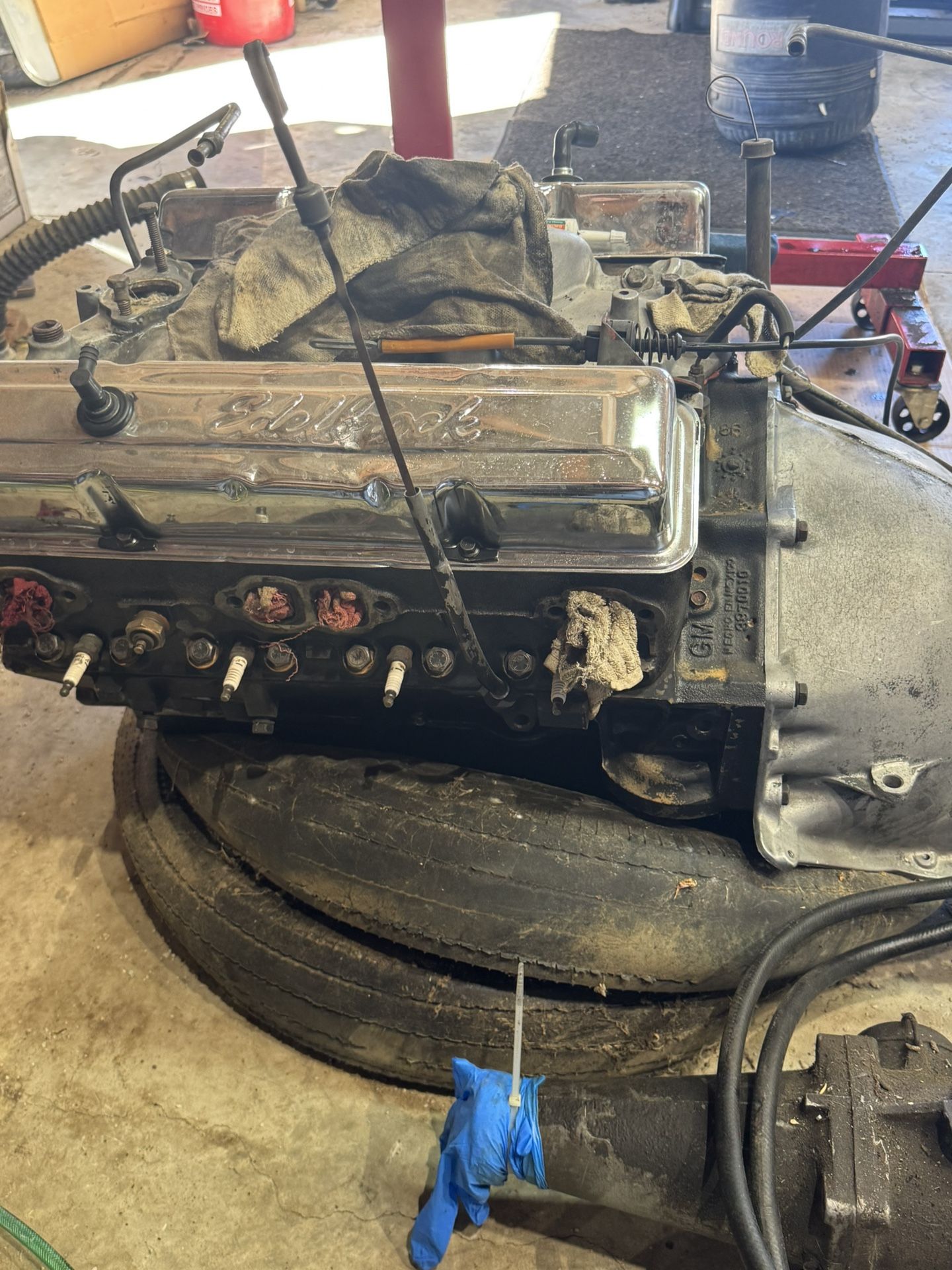 350 Chevrolet Motor And Transmission