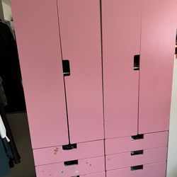Pink IKEA Closets 