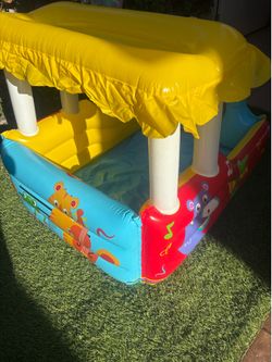 Fisher price train ball pit