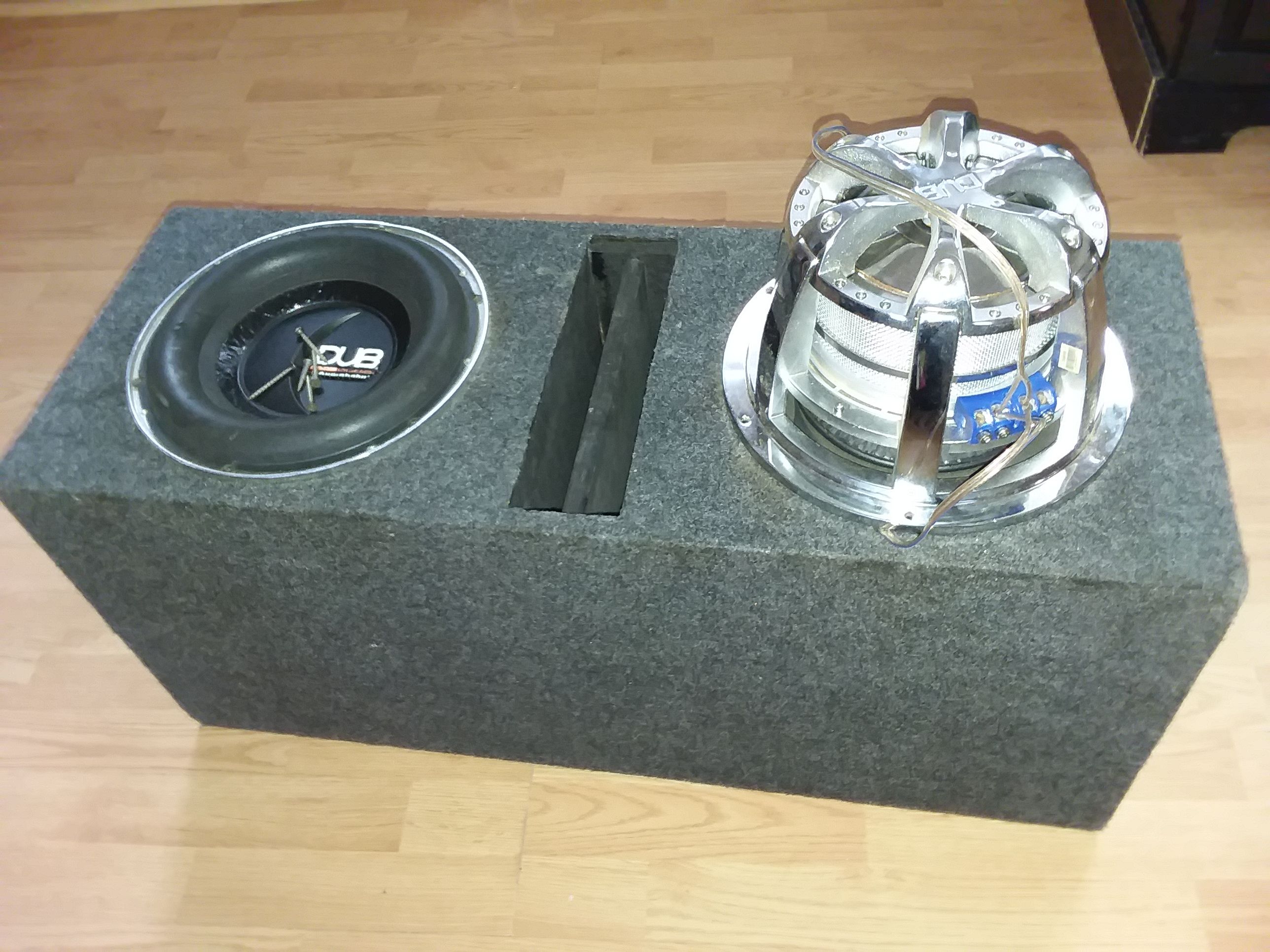 DUB audiobahn double amplifier speakers lanzar max 3000w ohm