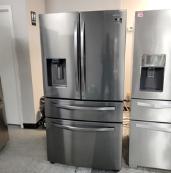 Samsung 4‑Door French Door Fridge – Stainless, Water & Ice