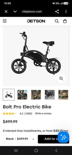 Jetson Bolt Pro Electric Bike