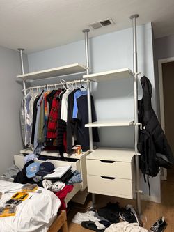 IKEA  open closet system