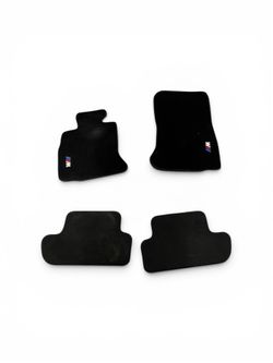 BMW Black Floor Mats with M Stripe Accents