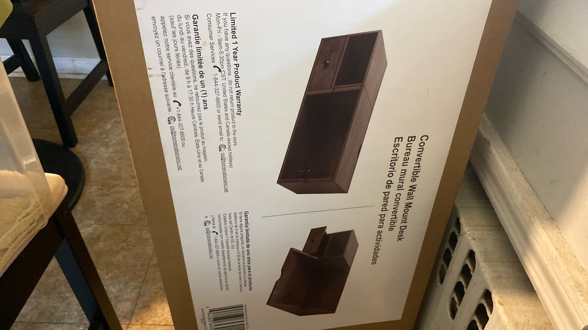 Wall mounted Desk