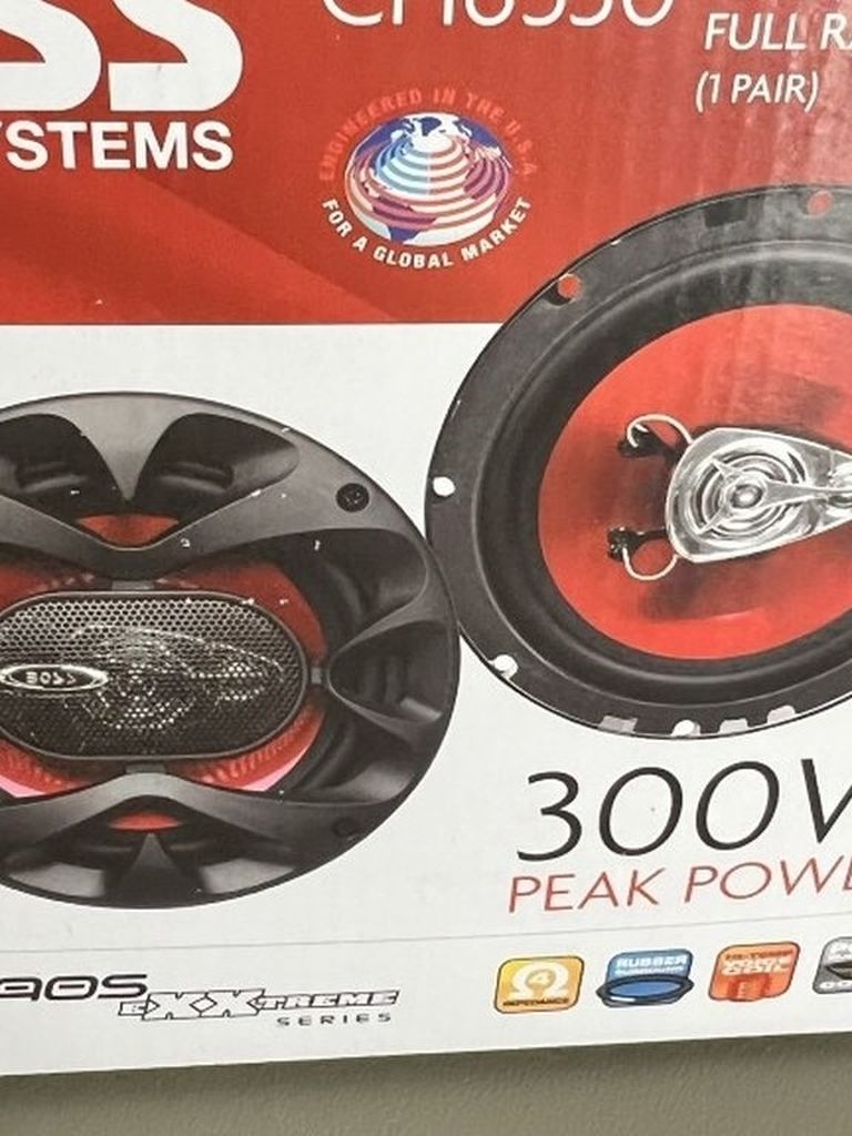 New!!  SPEAKERS BOSS 300 W 6.5" 3 Way Car Spekers Audio