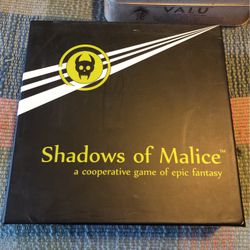 Shadows Of Malice Board Game New