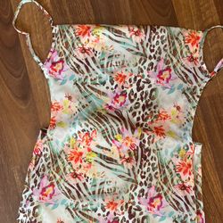 Multicolored Dress Open Back By Shein Size XS Brand New! 