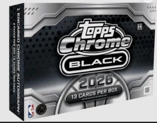 2026 Topps Chrome® Black Basketball Hobby Box (4)