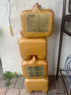 For chlorine  jars empty