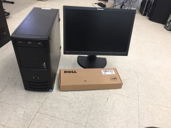 Gaming/Budiness desktop computer, 8gb ram , 500gb hard drive, win10 pro, 22" screen, antivirus office , dvdrw keyboard and mouse