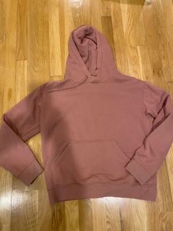 Mauve Pullover Hoodie Sweatshirt size XS but fits size S too