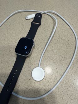 Apple Watch 46mm series 10 Aluminum case with black sport band