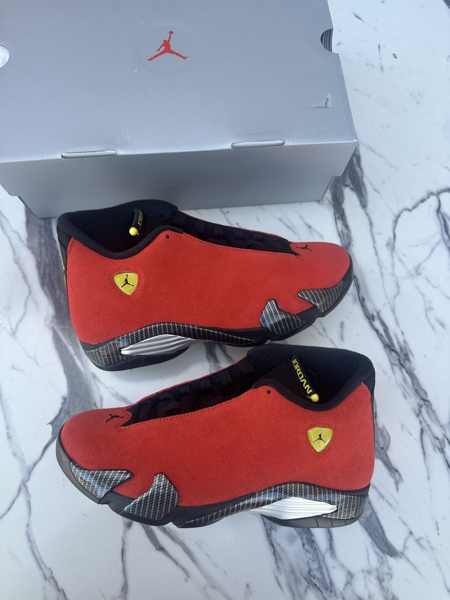 JORDAN 14 FERRARI SIZE 7Y 7.5 8 9 9.5 11 15