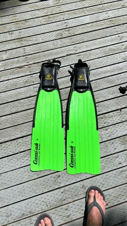 Vintage Cressi-sub free diving fins