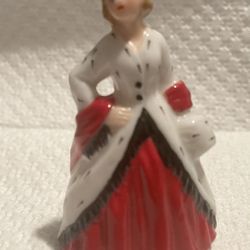 Ermine Coat M221 – Royal Doulton Figurine-Fine China-2005-2.25”-Christmas Miniature 