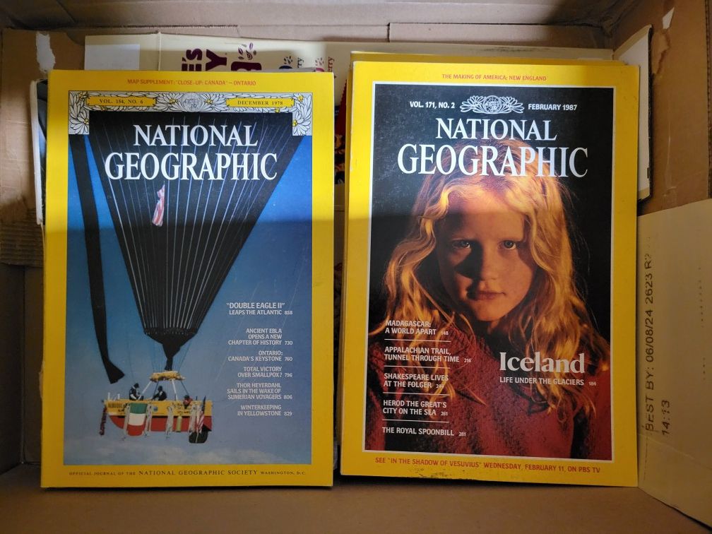 National Geographic Magazines 